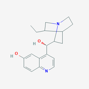 4-[(S)-(5-ethyl-1-azabicyclo[2.2.2]octan-2-yl)-hydroxymethyl]quinolin-6-ol - 73522-75-5