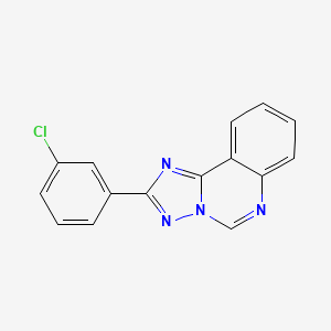 2-(3-Chlorophenyl)-[1,2,4]triazolo[1,5-c]quinazoline - 847783-54-4