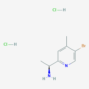 (S)-1-(5-Bromo-4-methylpyridin-2-yl)ethanamine dihydrochloride - 2250243-78-6
