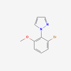 1-(2-bromo-6-methoxyphenyl)-1H-pyrazole - 2866334-08-7