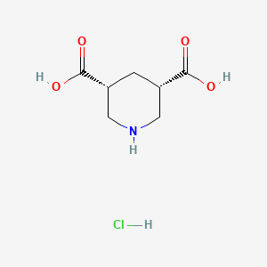 (3R,5S)-piperidine-3,5-dicarboxylic acid hydrochloride, cis - 2763740-88-9
