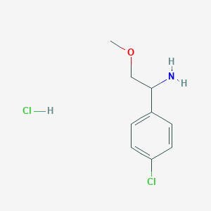 1-(4-Chlorophenyl)-2-methoxyethanamine hydrochloride - 1820906-41-9
