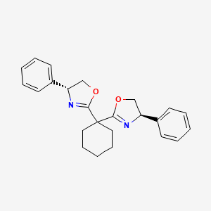 (4R,4'R)-2,2'-(Cyclohexane-1,1-diyl)bis(4-phenyl-4,5-dihydrooxazole) - 2271404-99-8