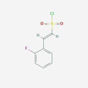 2-(2-Fluorophenyl)ethene-1-sulfonyl chloride - 1161945-22-7