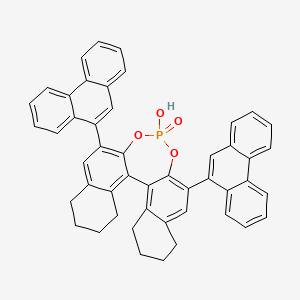 13-hydroxy-10,16-di(phenanthren-9-yl)-12,14-dioxa-13λ5-phosphapentacyclo[13.8.0.02,11.03,8.018,23]tricosa-1(23),2,8,10,15,17-hexaene 13-oxide - 934201-93-1