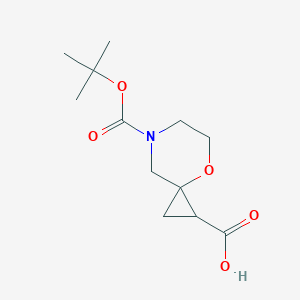7-[(tert-butoxy)carbonyl]-4-oxa-7-azaspiro[2.5]octane-1-carboxylic acid - 1251002-65-9