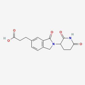 3-[2-(2,6-dioxopiperidin-3-yl)-3-oxo-2,3-dihydro-1H-isoindol-5-yl]propanoic acid - 2703770-71-0
