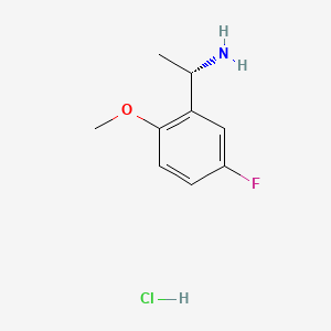(1S)-1-(5-fluoro-2-methoxyphenyl)ethan-1-aminehydrochloride - 2305336-14-3