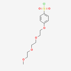 4-{2-[2-(2-methoxyethoxy)ethoxy]ethoxy}benzene-1-sulfonyl chloride - 166338-07-4
