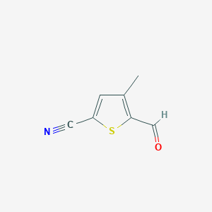 5-formyl-4-methylthiophene-2-carbonitrile - 21512-18-5