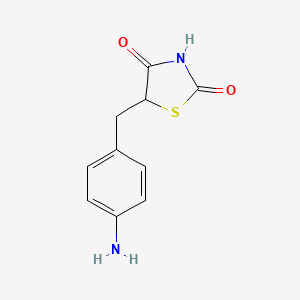 5-[(4-aminophenyl)methyl]-1,3-thiazolidine-2,4-dione - 85002-36-4