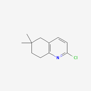 2-chloro-6,6-dimethyl-5,6,7,8-tetrahydroquinoline - 2385753-53-5