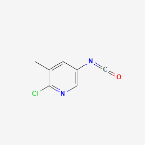 2-chloro-5-isocyanato-3-methylpyridine - 2649080-57-7