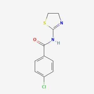 4-Chloro-N-(4,5-dihydro-2-thiazolyl)benzamide - 72225-18-4