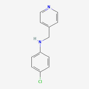 4-chloro-N-(pyridin-4-ylmethyl)aniline - 29083-47-4