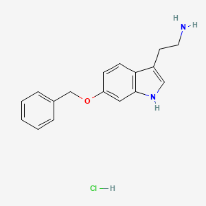 2-[6-(benzyloxy)-1H-indol-3-yl]ethan-1-aminehydrochloride - 105650-26-8