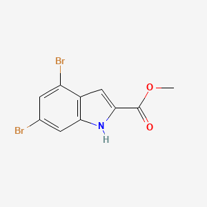 methyl 4,6-dibromo-1H-indole-2-carboxylate - 2866335-79-5
