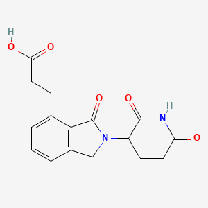 3-[2-(2,6-dioxopiperidin-3-yl)-3-oxo-2,3-dihydro-1H-isoindol-4-yl]propanoic acid - 2229976-10-5