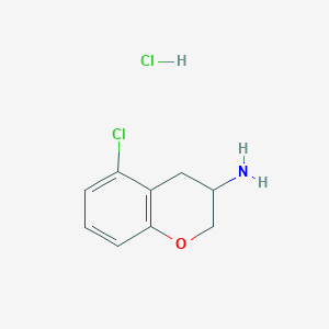 5-chloro-3,4-dihydro-2H-1-benzopyran-3-amine hydrochloride - 2060000-36-2