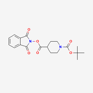 1-(Tert-butyl) 4-(1,3-dioxoisoindolin-2-YL) piperidine-1,4-dicarboxylate - 1872262-73-1