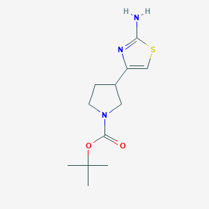 1-Boc-3-(2-amino-4-thiazolyl)pyrrolidine - 1146086-01-2
