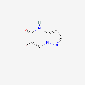 6-methoxy-4H,5H-pyrazolo[1,5-a]pyrimidin-5-one - 1934459-70-7