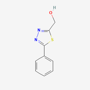 (5-phenyl-1,3,4-thiadiazol-2-yl)methanol - 874507-52-5