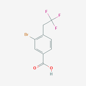 3-bromo-4-(2,2,2-trifluoroethyl)benzoic acid - 1822631-70-8