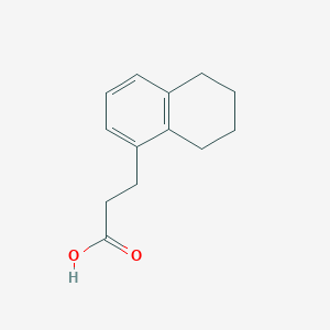 3-(5,6,7,8-tetrahydronaphthalen-1-yl)propanoic acid - 13052-96-5