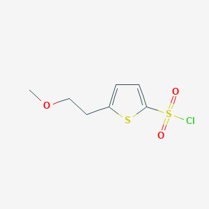 5-(2-methoxyethyl)thiophene-2-sulfonyl chloride - 362476-09-3