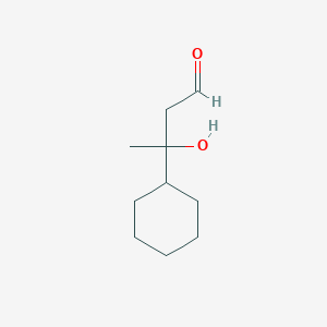 3-cyclohexyl-3-hydroxybutanal - 1487723-33-0