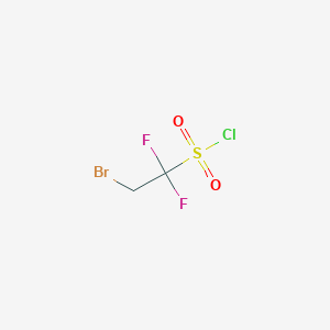 2-bromo-1,1-difluoroethane-1-sulfonyl chloride - 2639445-12-6