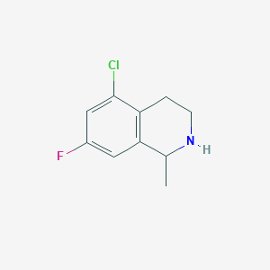 5-chloro-7-fluoro-1-methyl-1,2,3,4-tetrahydroisoquinoline - 1540644-84-5