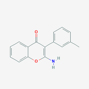 2-amino-3-(3-methylphenyl)-4H-chromen-4-one - 883279-40-1
