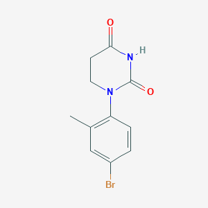 1-(4-bromo-2-methylphenyl)-1,3-diazinane-2,4-dione - 1541631-93-9