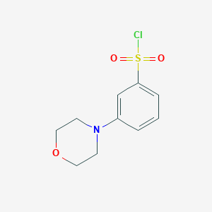 3-(morpholin-4-yl)benzene-1-sulfonylchloride - 1580483-89-1