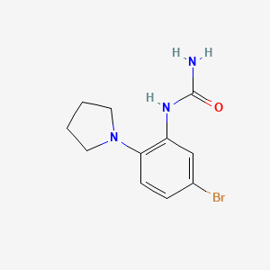 (5-Bromo-2-pyrrolidin-1-ylphenyl)urea - 
