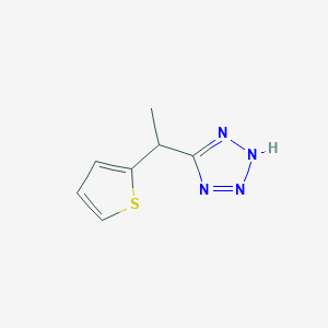 5-(1-thiophen-2-ylethyl)-2H-tetrazole - 