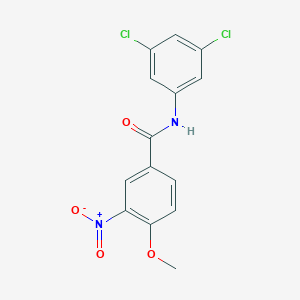 N-(3,5-dichlorophenyl)-4-methoxy-3-nitrobenzamide - 