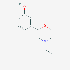3-(4-Propylmorpholin-2-yl)phenol - 