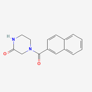 4-(Naphthalene-2-carbonyl)piperazin-2-one - 