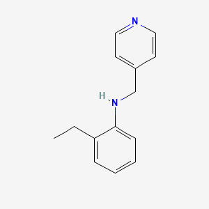 2-ethyl-N-(pyridin-4-ylmethyl)aniline - 