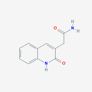 2-(2-Hydroxyquinolin-3-yl)acetamide - 