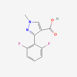 3-(2,6-Difluorophenyl)-1-methyl-1h-pyrazole-4-carboxylic acid - 
