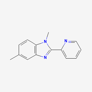 1,5-Dimethyl-2-pyridin-2-ylbenzimidazole - 