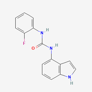 1-(2-fluorophenyl)-3-(1H-indol-4-yl)urea - 