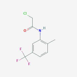 2-Chloro-N-(2-methyl-5-(trifluoromethyl)phenyl)acetamide - 