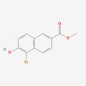 Methyl 5-bromo-6-hydroxynaphthalene-2-carboxylate - 