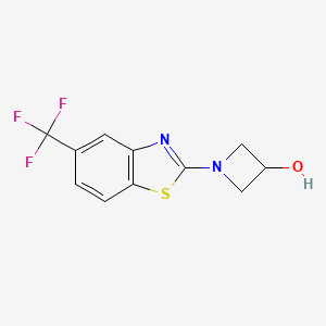 1-(5-(Trifluoromethyl)benzo[d]thiazol-2-yl)azetidin-3-ol - 