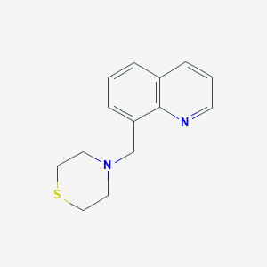 4-(Quinolin-8-ylmethyl)thiomorpholine - 